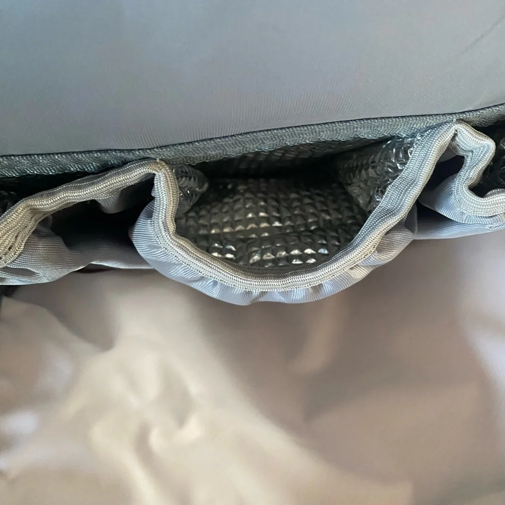 Upsimples Gray and‎ Pink Backpack diaper bag perfect condition